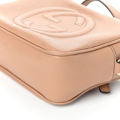 Gucci Pebbled Calfskin Small Soho Disco Bag Rose Beige 9 of 9