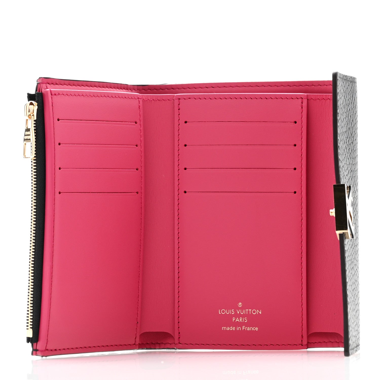 Louis Vuitton Taurillon Capucines Compact Wallet Black 5 of 7