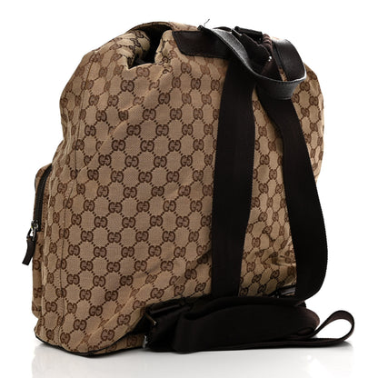 Gucci Monogram Backpack Dark Brown 3 of 18