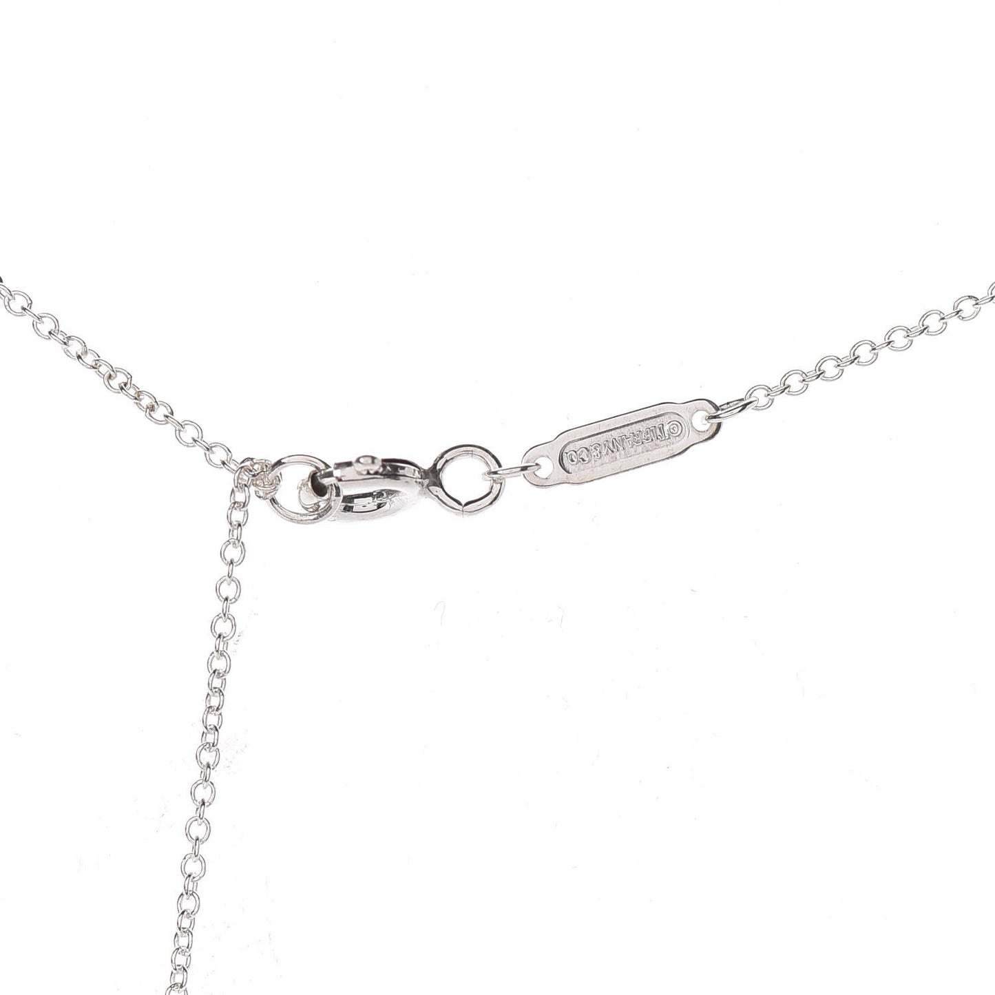 Sterling Silver Small T Smile Pendant Necklace
