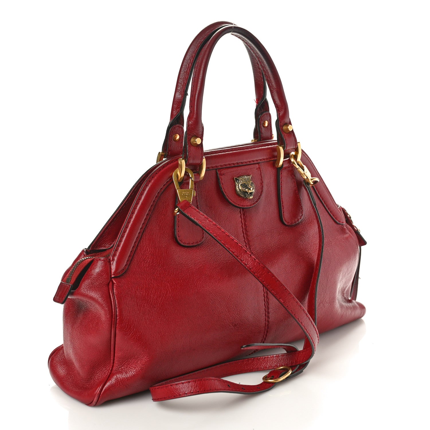 Gucci Piuma Lux Energy Medium Re(Belle) Top Handle Bag Romantic Cerise 2 of 18