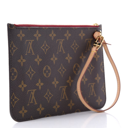 Louis Vuitton Monogram Neverfull MM GM Pochette Pivoine 2 of 11