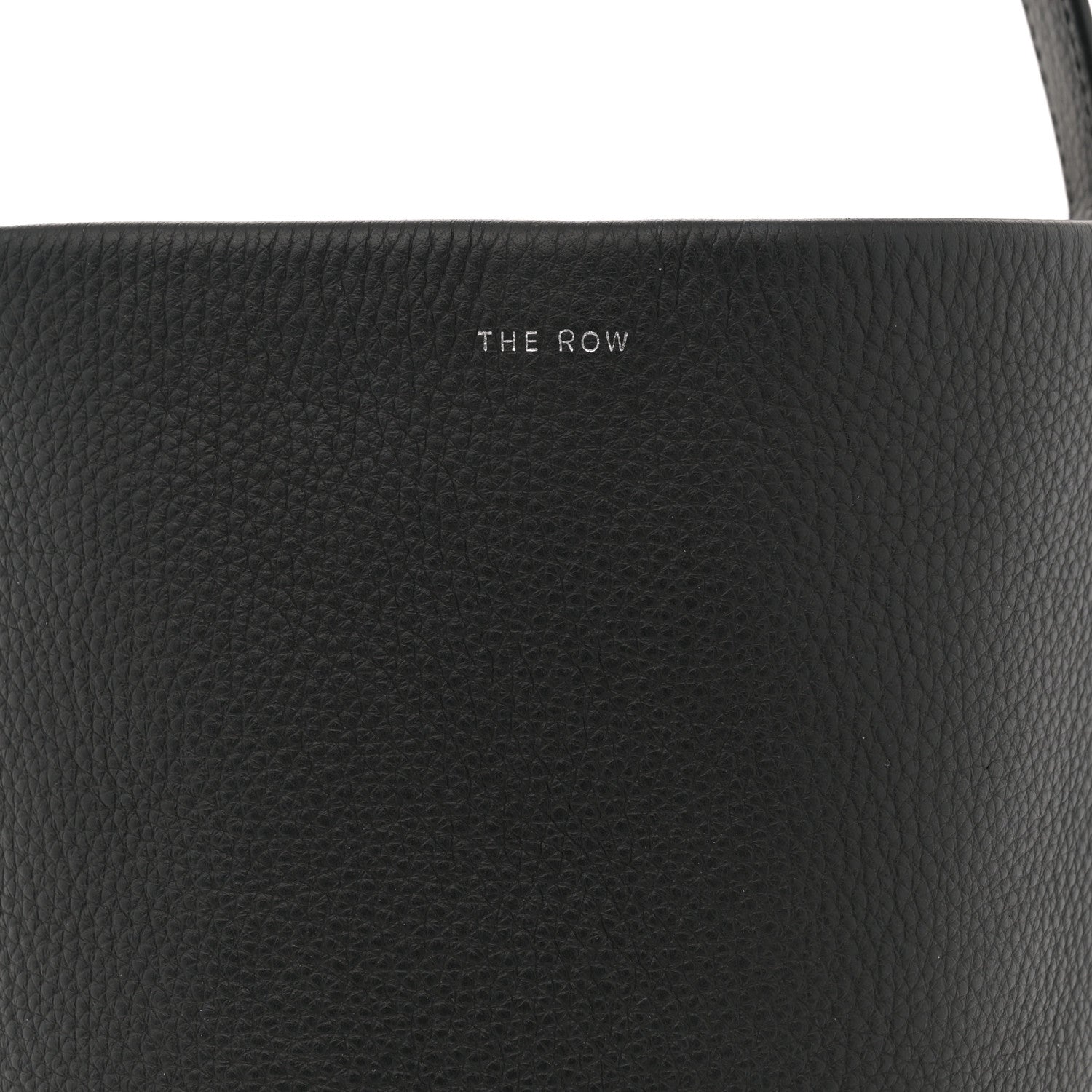 The Row Grained Calfskin Small N/S Park Tote Black 7 of 10