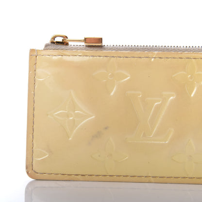 Louis Vuitton Vernis Key Pouch Perle 9 of 9