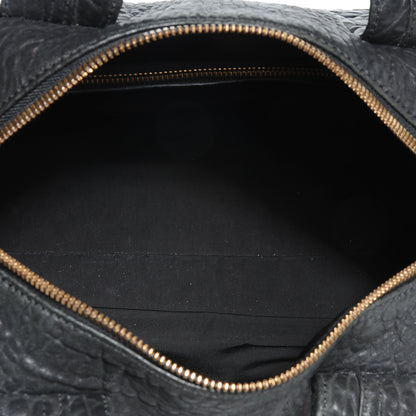 Alexander Wang Pebbled Lambskin Rocco Black Antique Brass Hardware 5 of 6