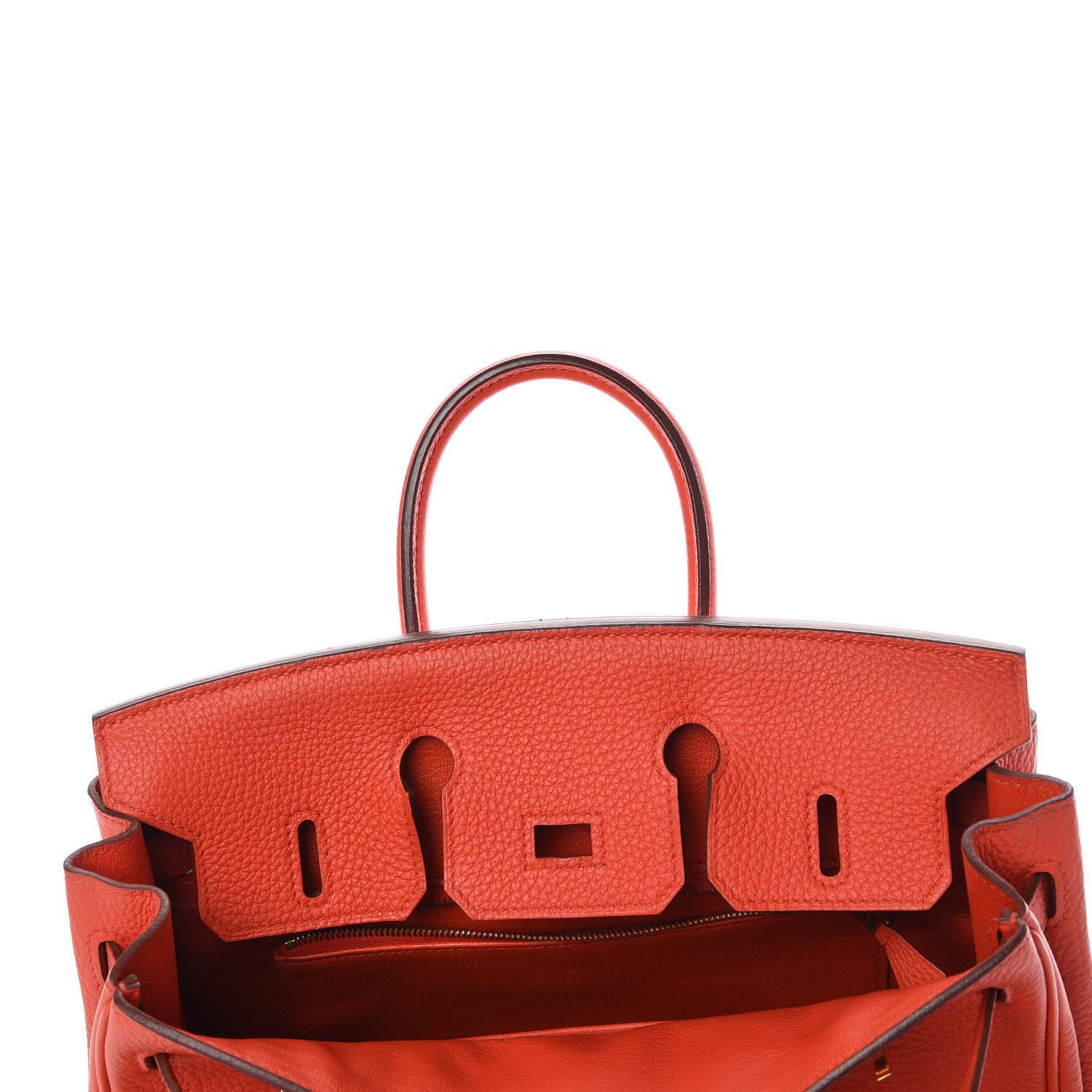 Hermes Togo Birkin 25 Rouge Tomate 8 of 37