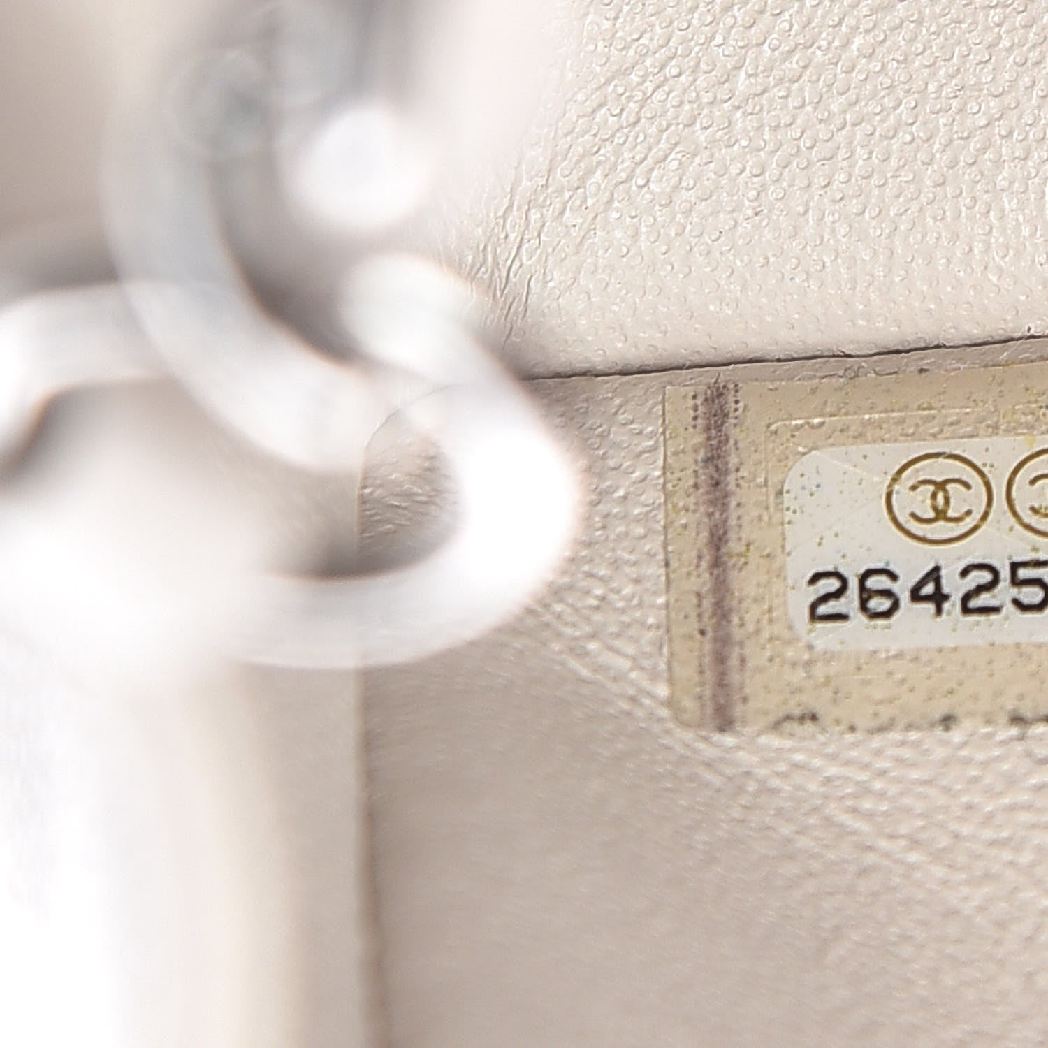 Chanel Caviar Quilted Mini Rectangular Flap Ivory 9 of 11