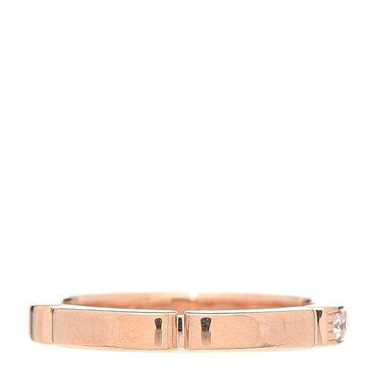 Cartier 18K Pink Gold Diamond Maillon Panthere Wedding Band Ring 48 4.25 3 of 7