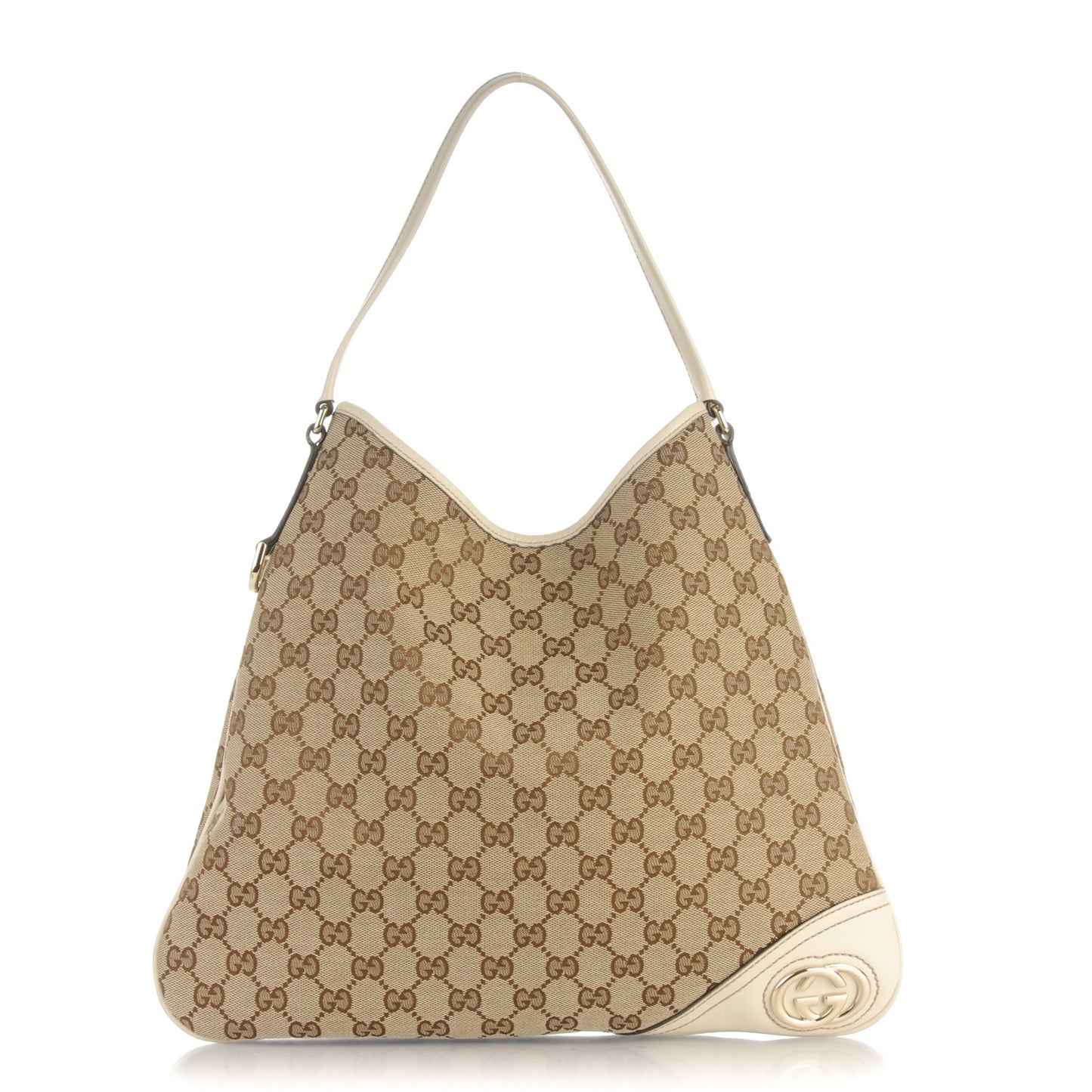 Monogram Medium New Britt Hobo Off White