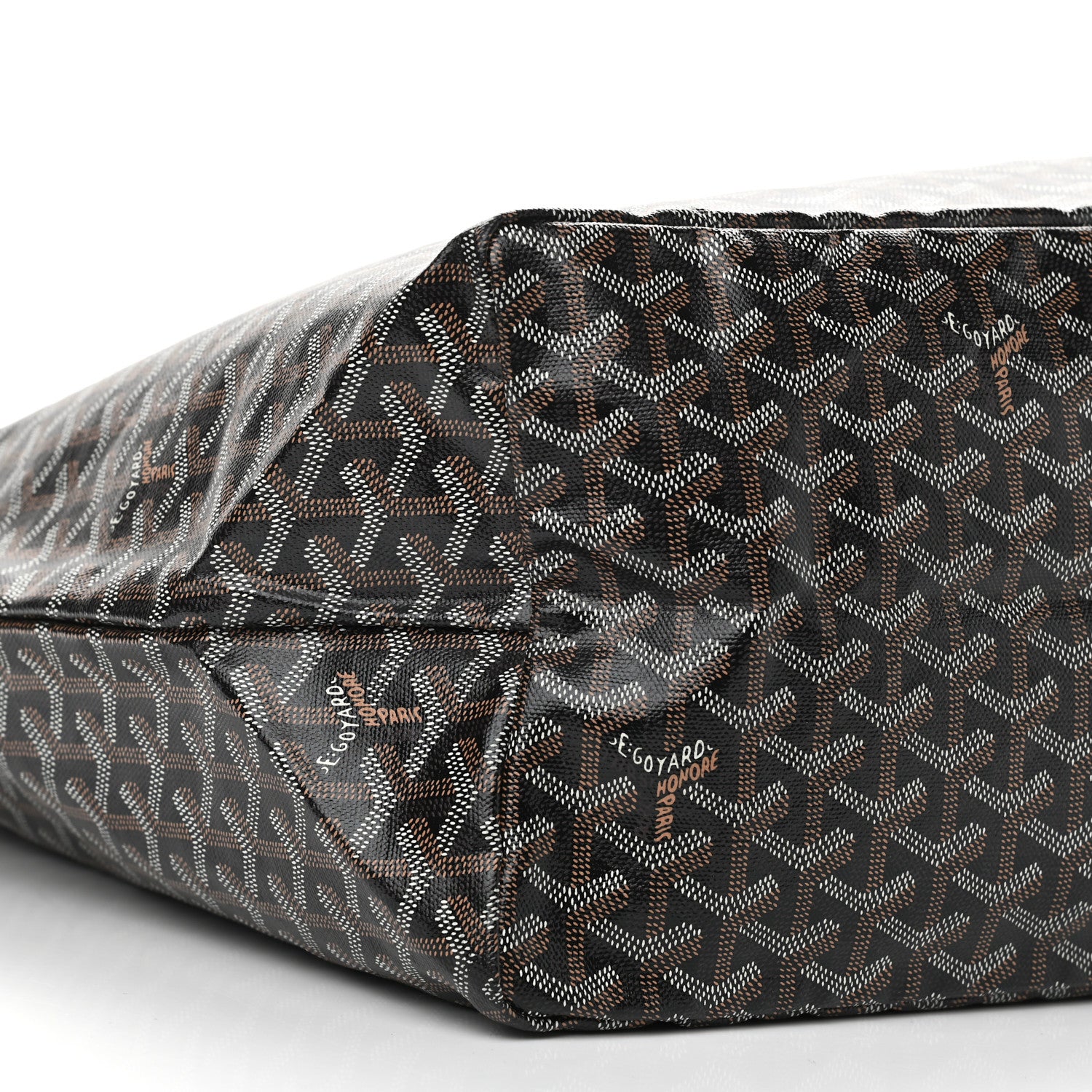 Goyard Goyardine Saint Louis GM Black Gold 9 of 10
