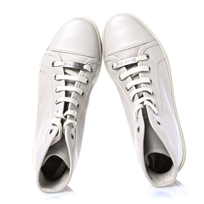 Gucci Miro Soft Calfskin Womens High Top Sneakers 38.5 Mystic White 2 of 9