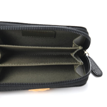 Chanel Caviar Quilted Boy Zip Around Coin Purse Wallet Black 5 of 11