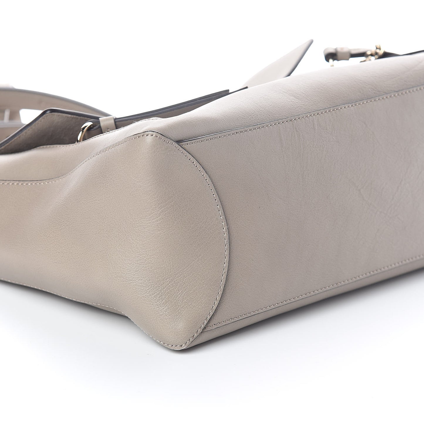 Calfskin Medium Faye Day Shoulder Bag Motty Grey