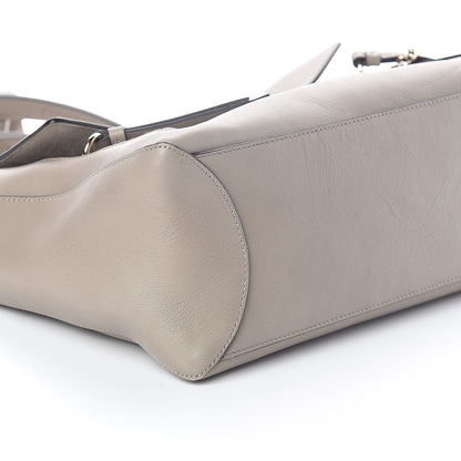 Chloe Calfskin Medium Faye Day Shoulder Bag Motty Grey 8 of 9