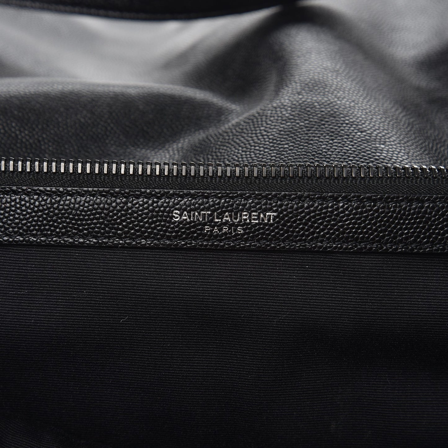 Grain De Poudre Medium West Hollywood Monogram Fold-Over Black