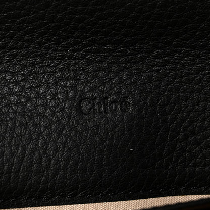 Chloe Calfskin Alphabet Long Wallet Black 6 of 6