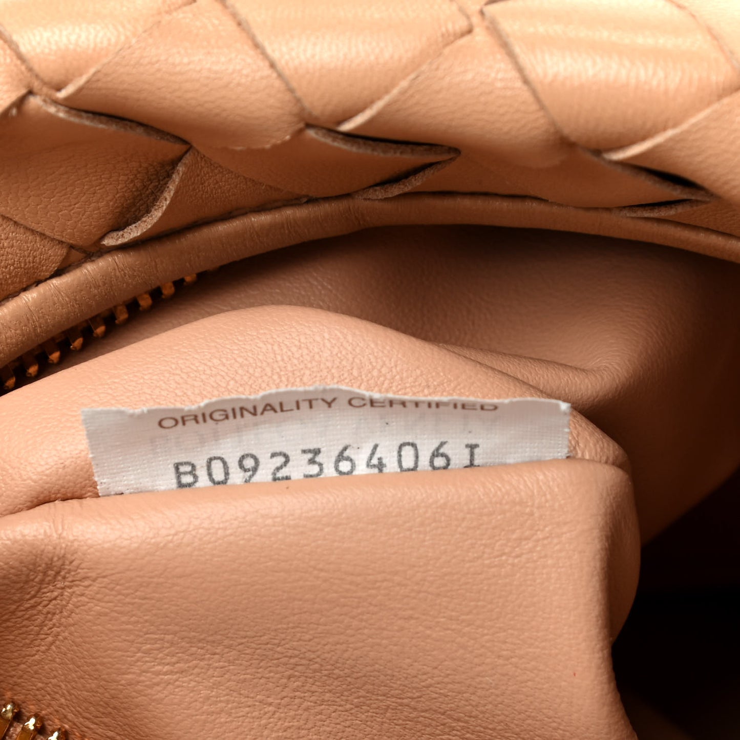 Nappa Intrecciato Mini Jodie Sandalwood