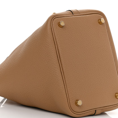 Hermes Taurillon Clemence Picotin Lock 18 PM Chai 10 of 12