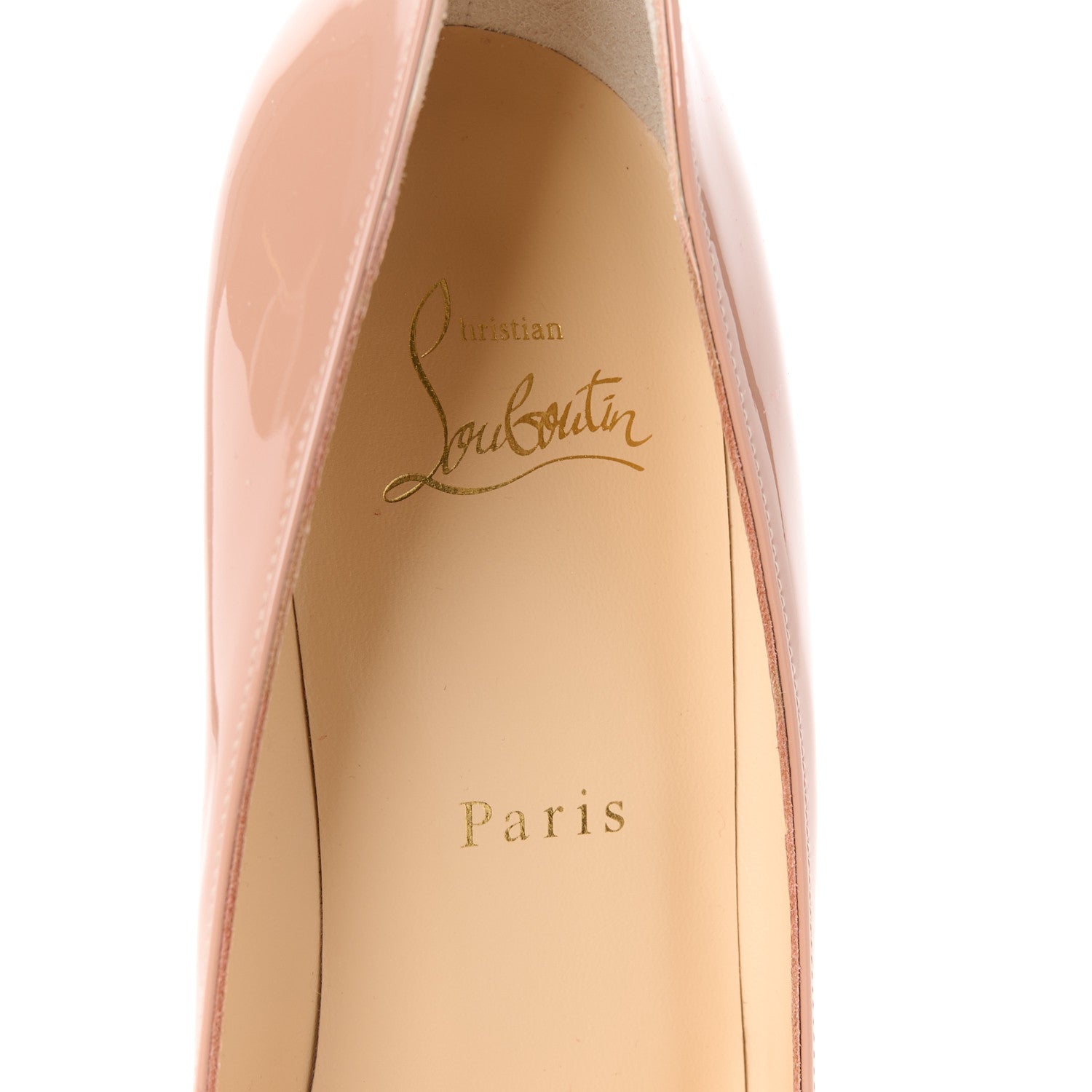 Christian Louboutin Patent Pigalle 85 Pumps 39 Nude 7 of 8