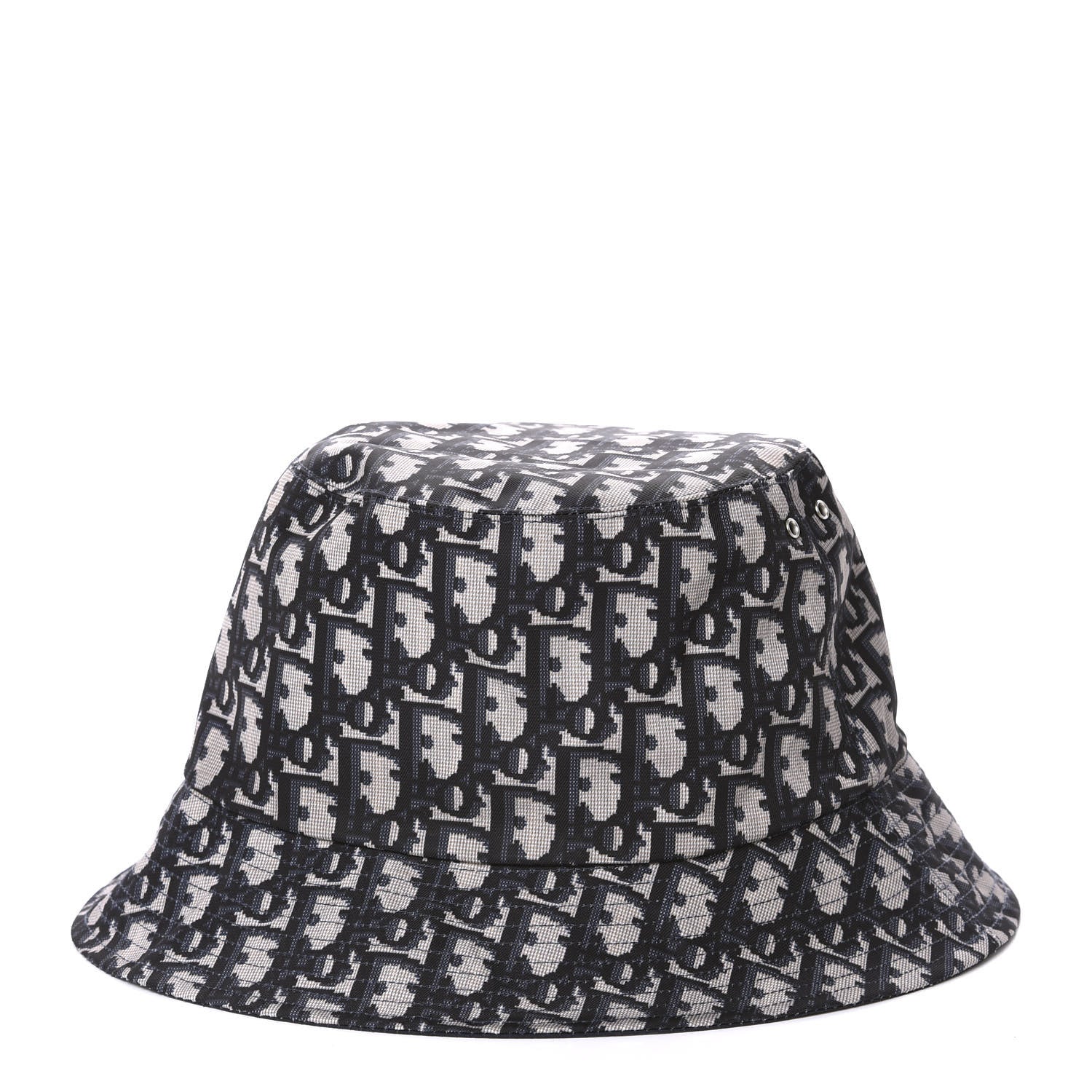 Christian Dior Oblique Reversible Teddy-D Brim Bucket Hat 57 Blue 13 of 14