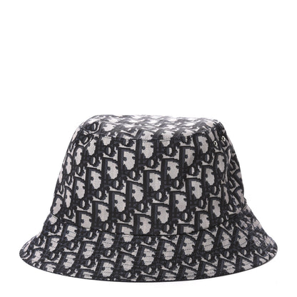 Christian Dior Oblique Reversible Teddy-D Brim Bucket Hat 57 Blue 13 of 14