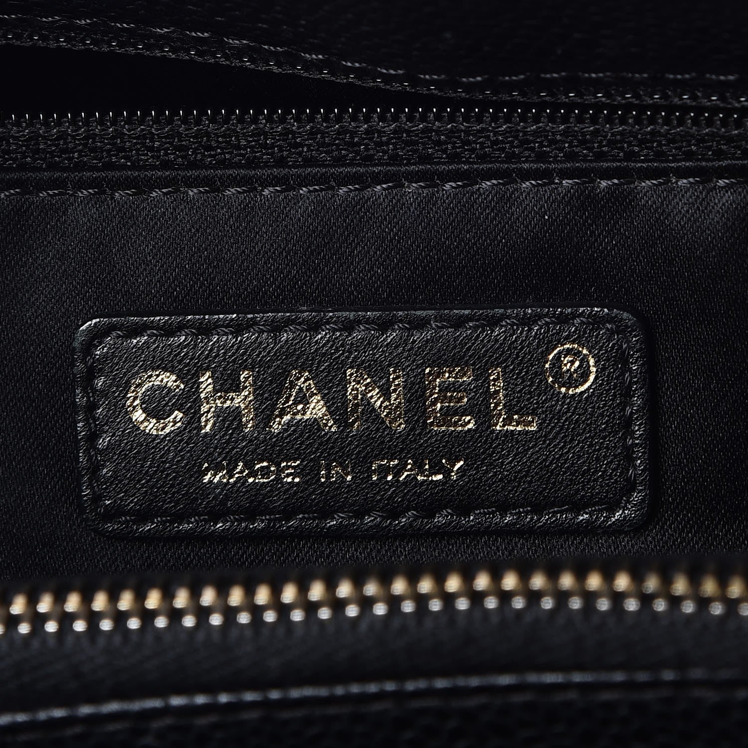 Chanel Caviar Quilted Grand Shopping Tote GST Black 6 of 10