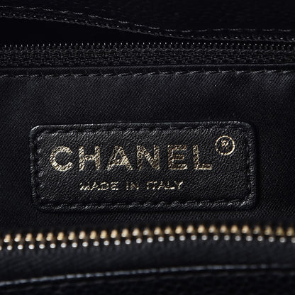 Chanel Caviar Quilted Grand Shopping Tote GST Black 6 of 10