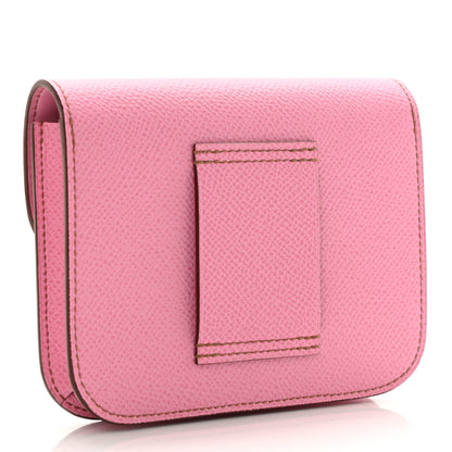 Hermes Epsom Constance Slim Wallet 5P Pink 4 of 8