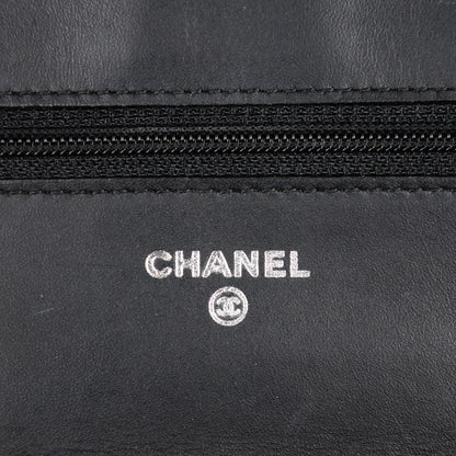Chanel Caviar Timeless CC Wallet on Chain WOC Black 6 of 9