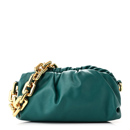 Bottega Veneta Calfskin The Pouch Chain Mallard 1 of 10