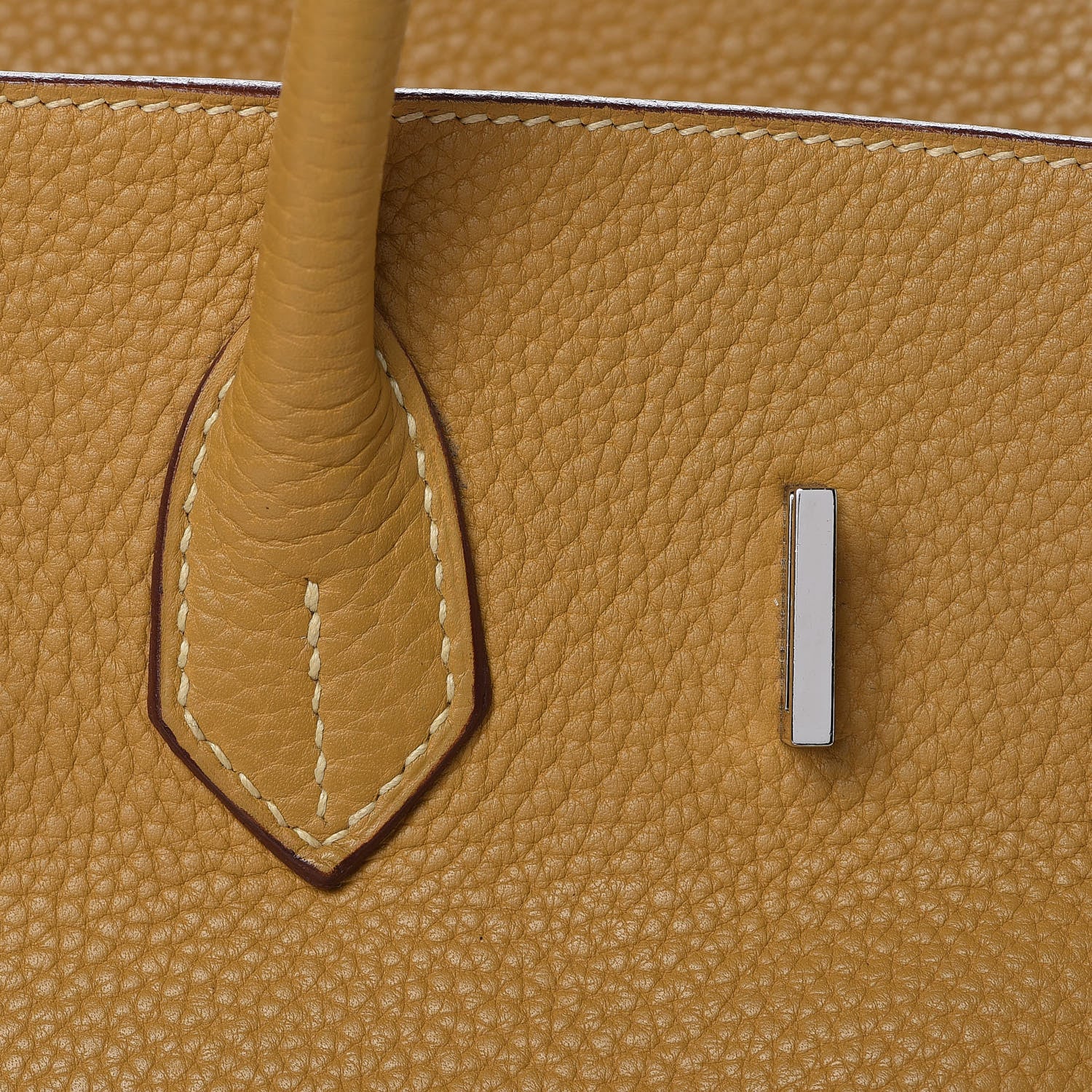 Hermes Taurillon Clemence Birkin 35 Curry 25 of 43