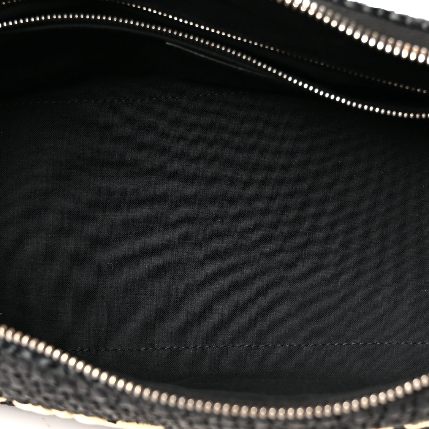 Raffia Le Crossbody Black