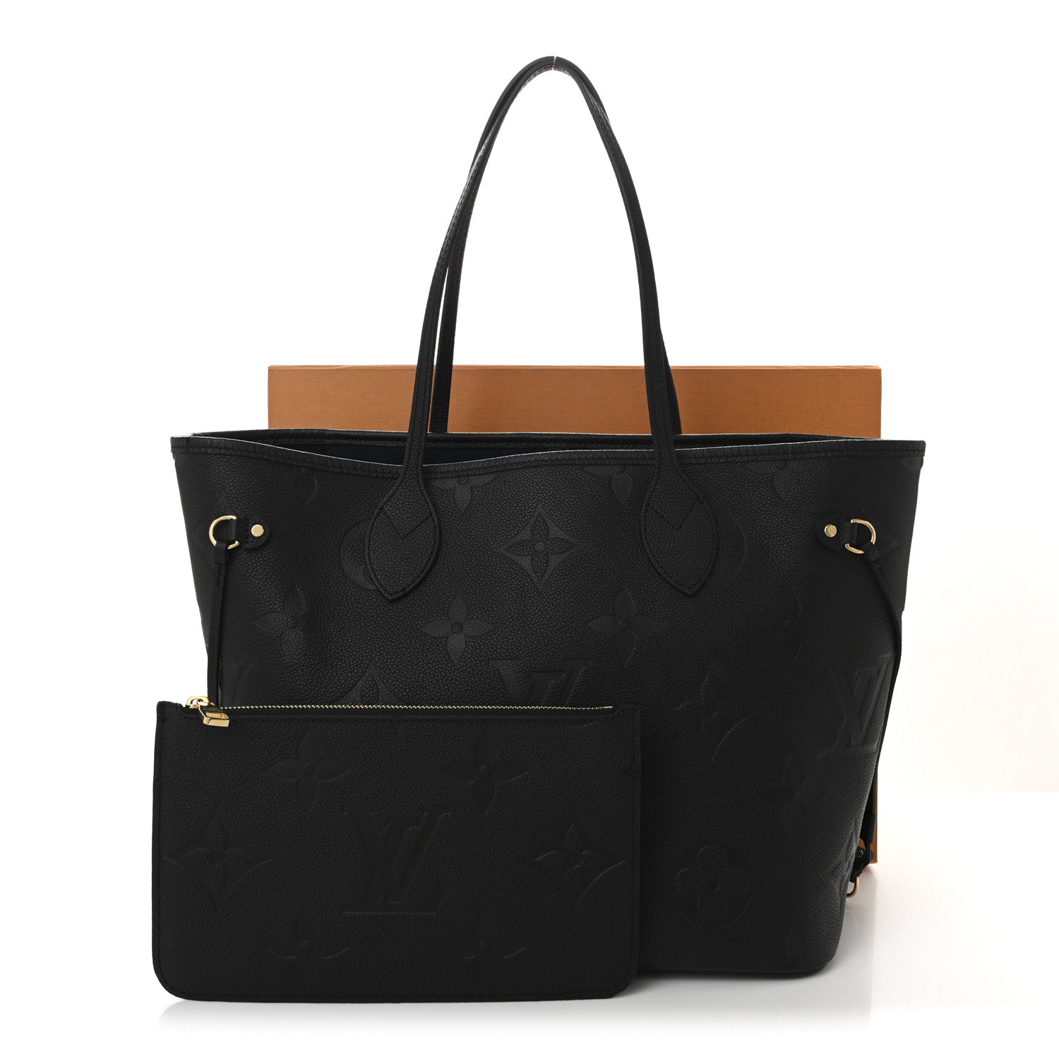 Louis Vuitton Empreinte Monogram Giant Neverfull MM Black 12 of 12