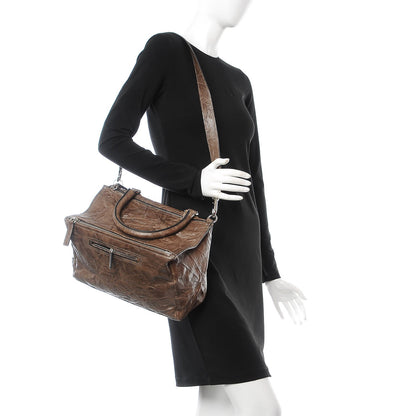 Givenchy Tumbled Sheepskin Medium Pandora Charcoal 2 of 7