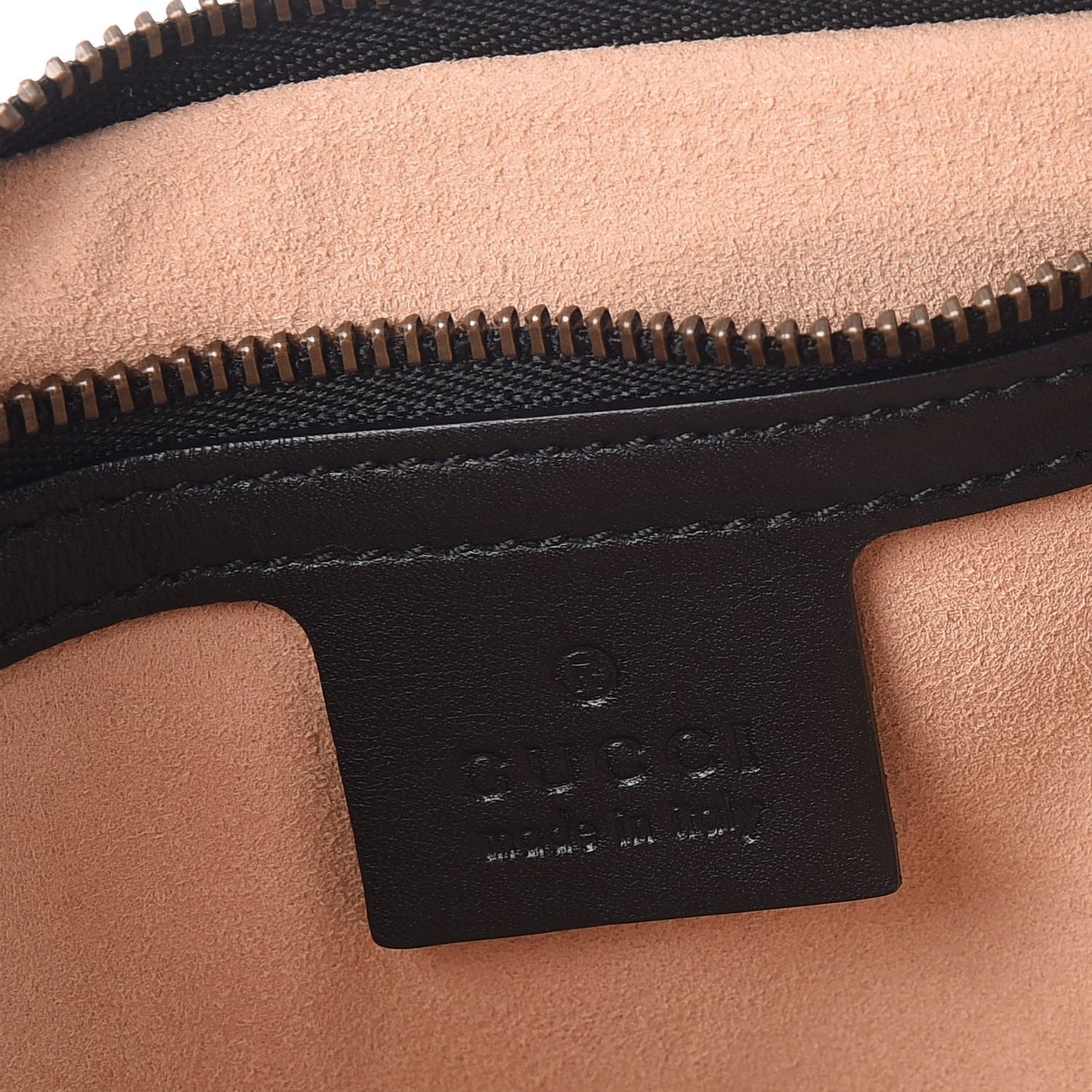 Calfskin Matelasse Medium GG Marmont Shoulder Bag Black