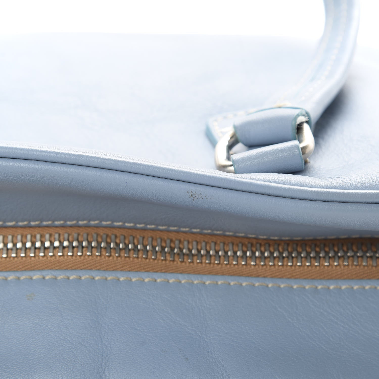 Prada Vitello Daino Tag Satchel Pervinca 14 of 21