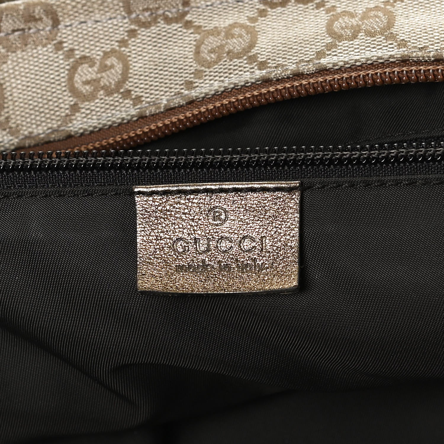 Gucci Monogram Web Large Diaper Tote Bronze 6 of 12