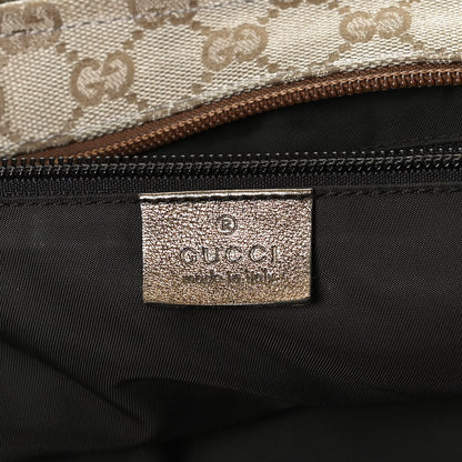 Gucci Monogram Web Large Diaper Tote Bronze 6 of 12