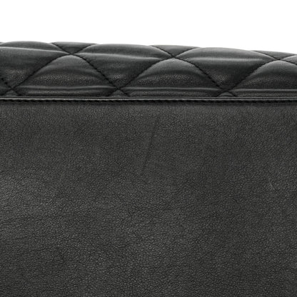 Chanel Calfskin Quilted Large Soft Elegance Tote Black 19 of 25