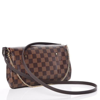 Louis Vuitton Damier Ebene Favorite MM 3 of 12