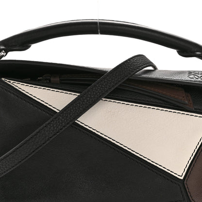 Loewe Calfskin Mini Puzzle Bag Black Taupe 8 of 14