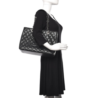 Chanel Caviar Quilted Grand Shopping Tote GST Black 2 of 18