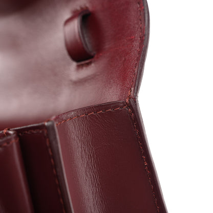 Celine Box Calfskin Teen Classic Box Flap Bag Burgundy 12 of 13
