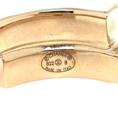 Chanel Crystal CC Ring 7 Gold 4 of 4