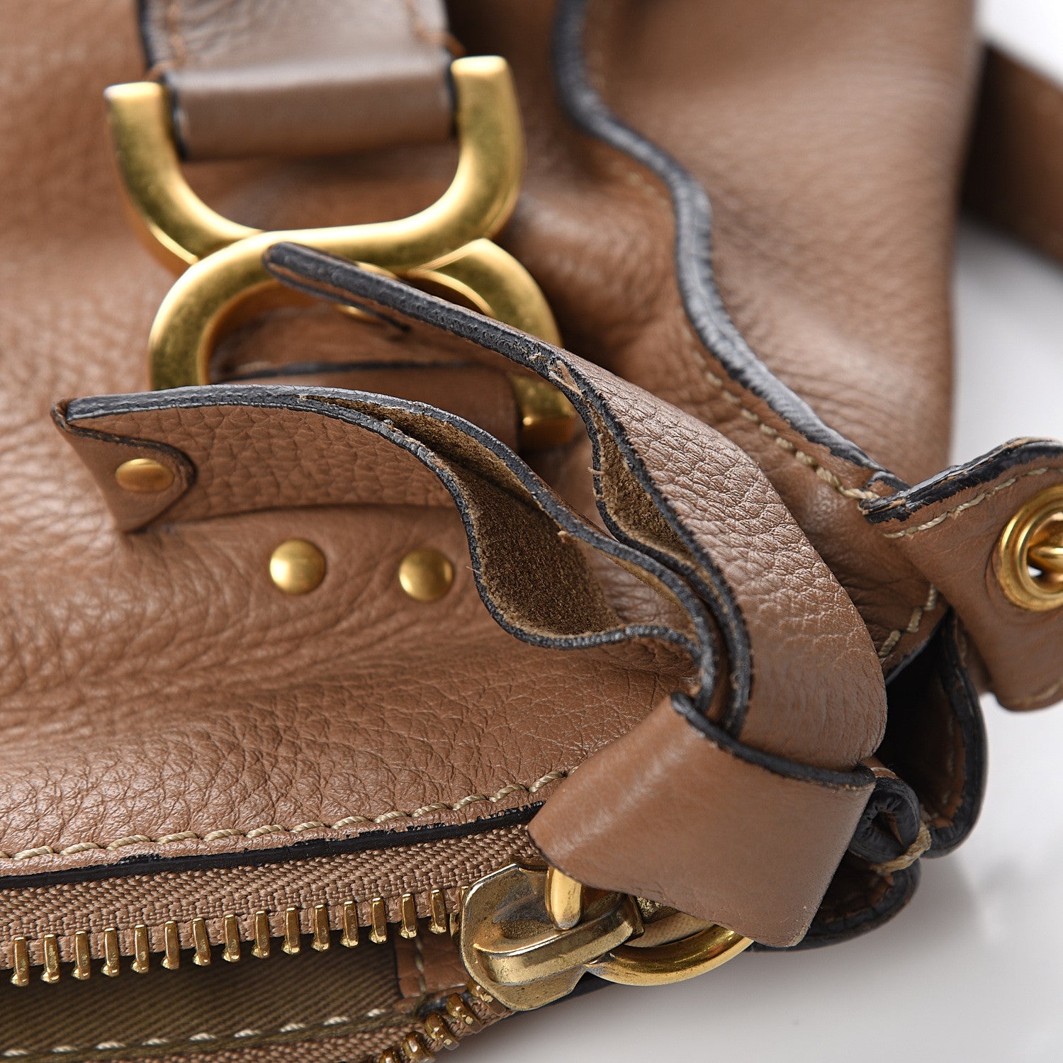 Chloe Calfskin Medium Marcie Satchel Nut 10 of 10