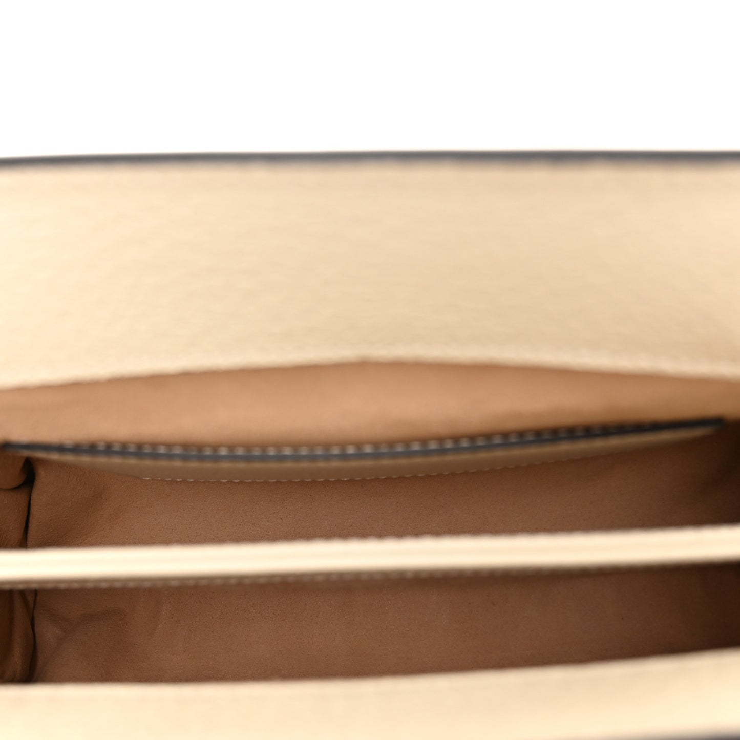 GG Supreme Monogram Textured Calfskin Web Small Ophidia Chain Shoulder Bag Beige Ebony Mystic White