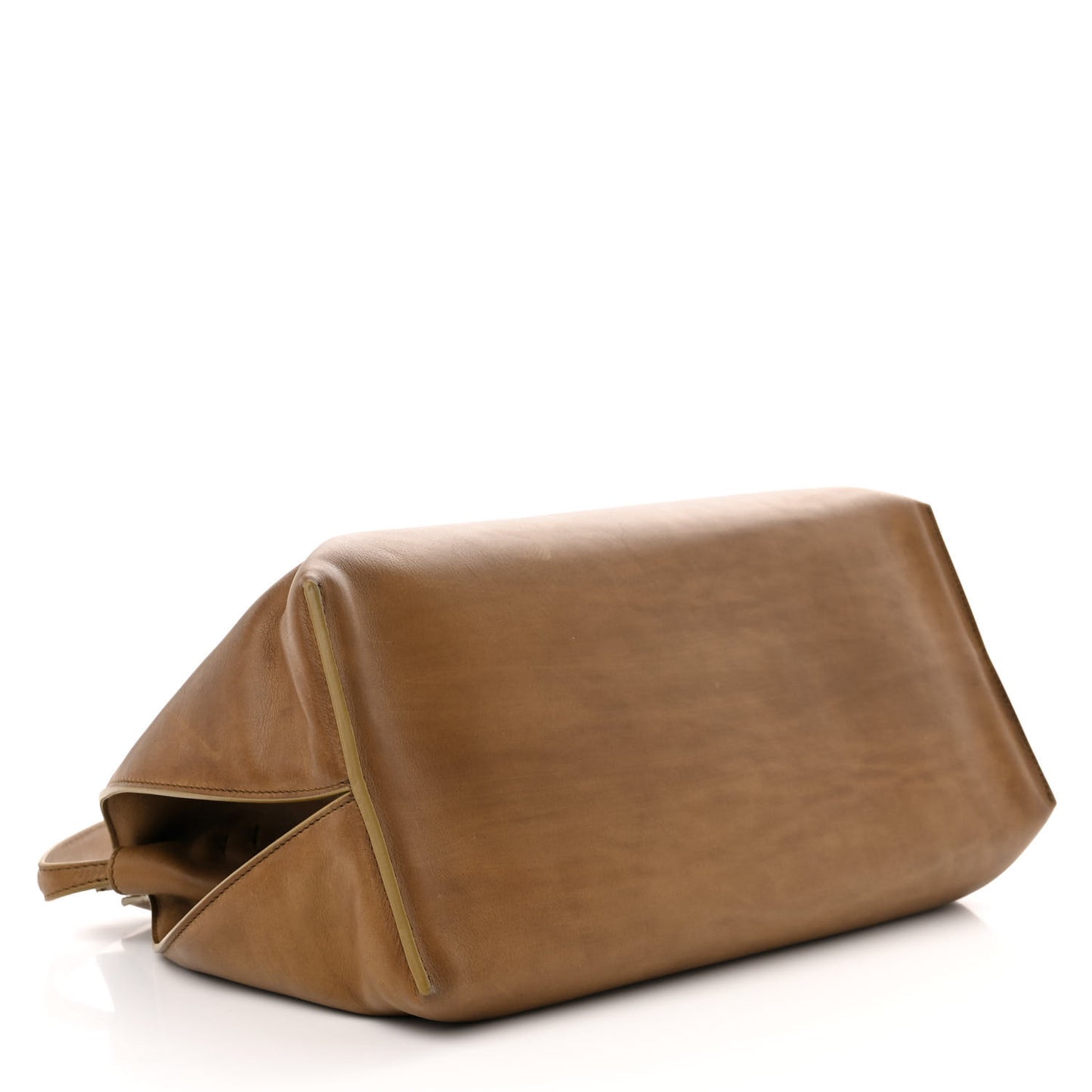 Saddle Calfskin Sienna Shoulder Bag Camel