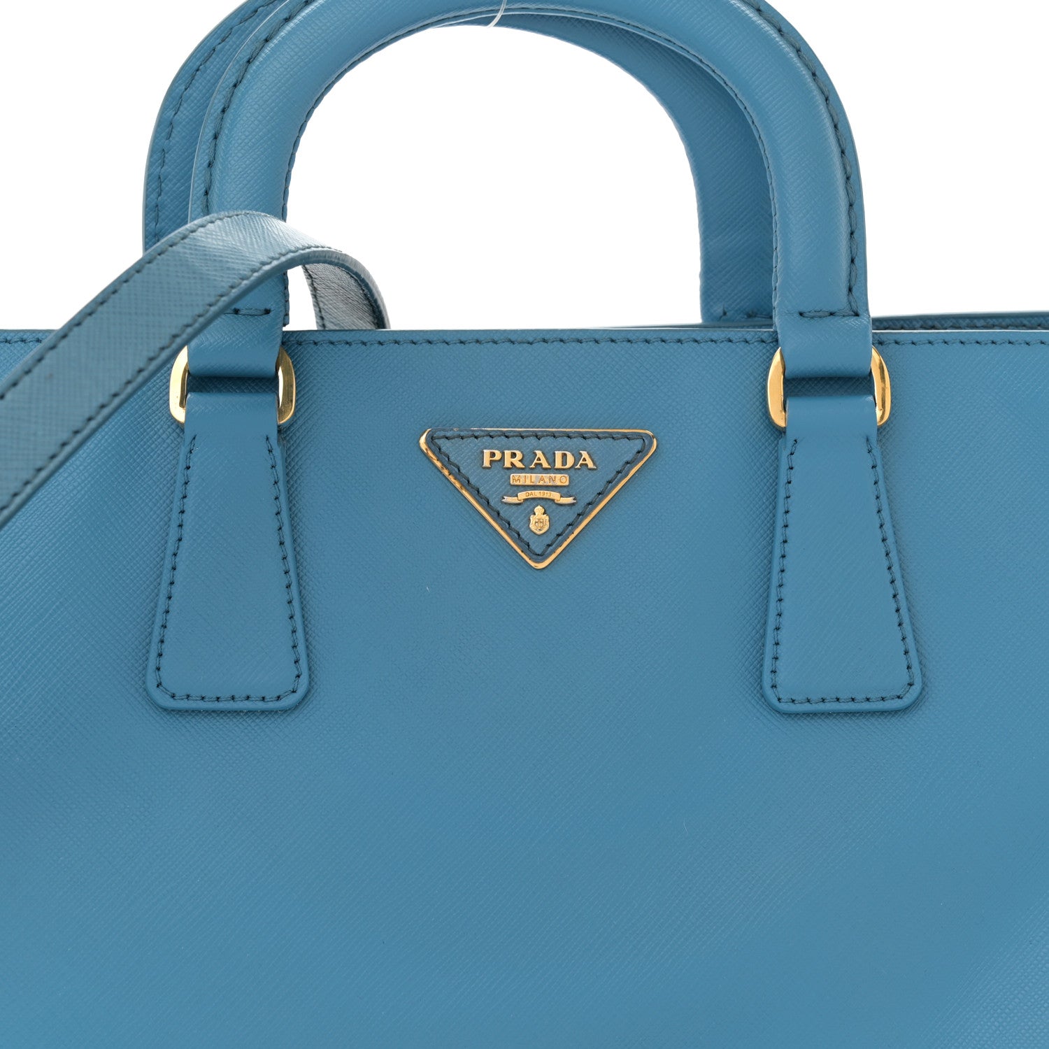 Prada Saffiano Tote Cobalto 9 of 15