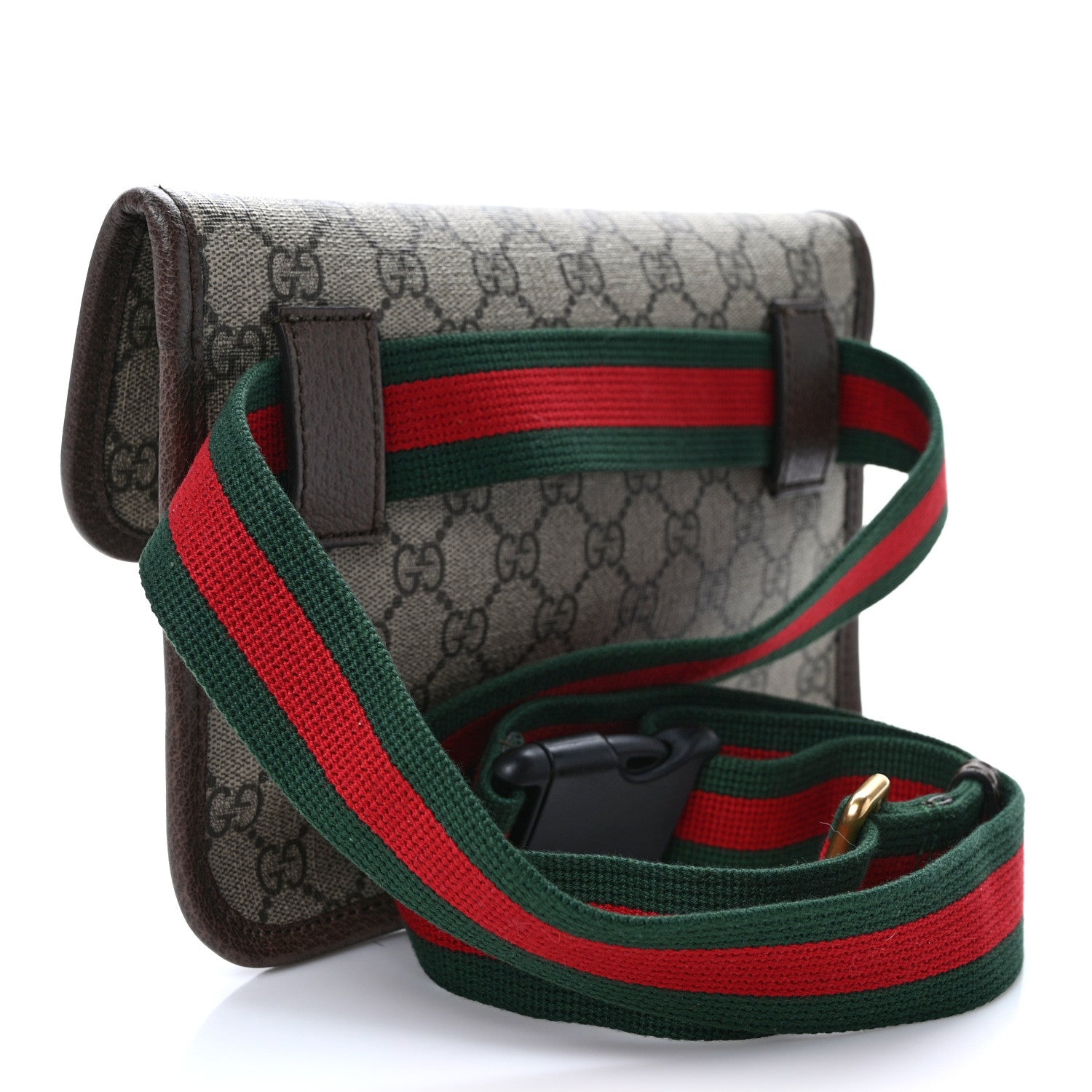 Gucci GG Supreme Monogram Neo Vintage Web Belt Bag Brown 3 of 9