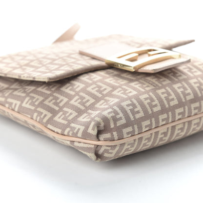 Fendi Zucchino Vitello Tube Messenger Bag Cipria Teint Cipria 6 of 11